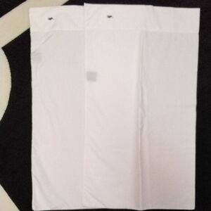 Ralph Lauren White Pillowcase Set with Navy Label